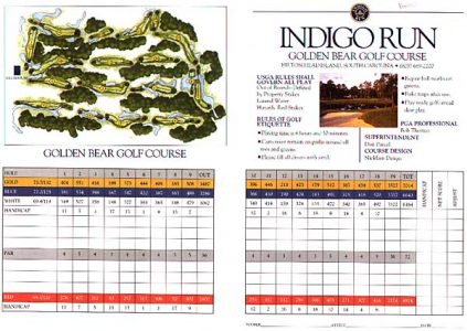 indigo bear run golden score card toll call